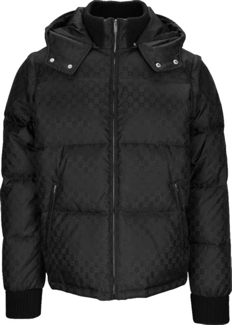 gucci blue and pink jacket|Gucci black puffer jacket.